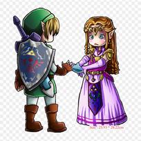 Chibi Oot The Legend Of Ocarina Of Time The Legend Of Iron on Heat Transfer Printing Vinyl Patches Sticker for Clothes DIY Appliques Washable Patches black