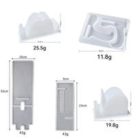 Mobile Phone Stand Silicone Mold Display Holder Mold For DIY Resin Epoxy Casting Silicone Mold Jewelry Making white