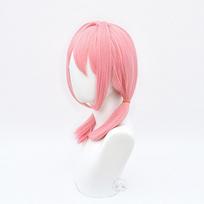 Anime Blue Poison Cosplay perukai Žaidimas Arknights Pink Double Ponytails Karščiui atsparūs sintetiniai plaukai Peruca Anime kostiumų perukai One Size rožinė