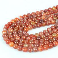 10mm Round Orange Stripe Agates Stone Loose Beads Women Girl Mixcolor for Jewelry Making Design DIY Part Natural Accessories 10mm brown