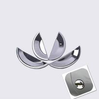 FUNDUOO For Peugeot 206 206cc 207 BYD F0 Chrome Car Door Handle Cup Bowl Cover Trim Overlays Free