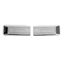 TESIN automobilio priekinio rūko žibinto žibinto dekoravimo dangtelio lipdukai Priedai, skirti Ford F150 Raptor, skirta Ford F150 2015+ automobiliui Chrome A white