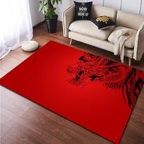 Kiniškas drakonas, gyvūnas, margintas kilimas svetainei didelio ploto kilimėlis minkštas kilimėlis E-sporto kėdžių kilimai Alfombra dovanos Dropshopping 40cm x 60cm gray