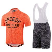 Cycling Jerseys Bib Shorts Summer Riding Bicycle Cycling Clothing Set Men Quick Dry Jerseys S