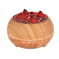 400ml Remote Control Aromatherapy Essential Oil Diffuser With Led Light Volcano Ultrasonic Mist Maker Air Humidifier Difusor US brown