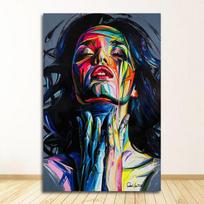 Gatvės grafiti freskos menas Aliejinė tapyba Grafinė spauda Abstract Pop Art Mergina Akvarelė Aliejinė tapyba 21cm×30cm NoFrame