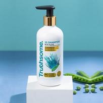 Truthsome 5S šampūnas su mėlynaisiais dumbliais ir žirnių baltymų ekstraktu 300 ml white