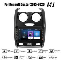 8 colių Android skirtas Renault Duster 2015-2020 su mygtuku rankenėle Automobilinis radijas Vaizdo įrašas Multimedijos GPS grotuvas 1+32GB 1+32GB black