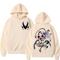 American Anime Helluva Boss Double Cartoon Hooded Sweatshirts Fashion Casual Loose Pullovers Sided Print Hoodie Unisex Women Unisex 2XL