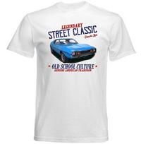 Vintage American Car Amc Javelin Cotton T-Shirt S