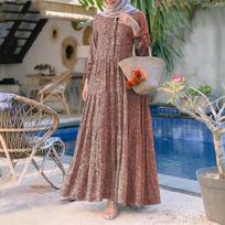 Moteriška Retro Islamo Abaya Muslim Maxi Suknelė Jilbab Dubai Party oficialus ilgas chalatas XXXXXL raudona