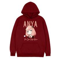 Kawaii Anime Šnipas X Šeima Moterys su gobtuvu Fleece Harajuku Japonija Unisexga Megztiniai Unisex Rudens žiema Keep Warm Hoodie Sportinė apranga L