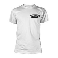 Clutch Classic Logo (Black/White) Unisex T-shirt S