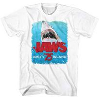 Jaws Jaws Bite balti unisex marškinėliai XXXXL blue
