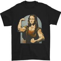 Mona Lifter Funny Gym Bodybuilding Workout Unisex marškinėliai XXXXL beige