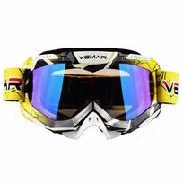 Motorcycle Cross-country Goggles Dust-proof Bicycle Windproof Glasses Anti-fall Goggles Ski Anti-impact Goggles geltona
