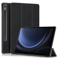 Planšetinio kompiuterio odinis dėklas, skirtas Samsung Galaxy Tab S9 FE S9FE 2023 Case 10,9 colio sulankstomas stovas Magnetinis išmanusis folijos planšetinis kompiuteris, skirtas Samsung Tab S9 FE dėklui For Tab S9 FE 10.9