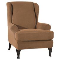 Nuožulnios rankos karaliaus atlošo kėdės užvalkalas Elastingas fotelis Wingback kėdės atlošas sparnas kėdės užvalkalas Stretch Protector Slipcover apsauga