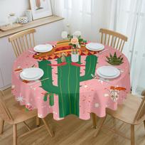 Kaktuso batai Kepurė Cactus Stars Apvali staltiesė Neperšlampama stalo užvalkalas vestuvių vakarėlio dekoravimui Valgomojo stalo užvalkalas 4pcs 33x48 Table mat