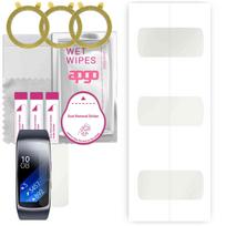 3x apgo MATTE Hydrogel Screen Protector for Samsung Galaxy Gear Fit 2, Hydrogel Film, with positioning layer easy installation