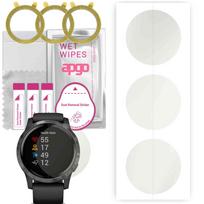 3x apgo MATINIS Hidrogelio Ekrano Apsauginis Stiklas Garmin Vivoactive 4S, Hidrogelio Plėvelė, su pozicionavimo sluoksniu, lengvas montavimas