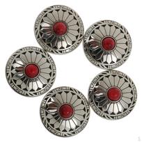 5x Gėlių Kniedės Sagtys Mygtukai BE SIŪLIŲ Odos Gamyba Džinsai 30mm #2