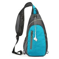 Unisex krūtinės krepšys Paprastas laikymo krepšys Lengvas kelioninis maža kuprinė Crossbody Bag Mada Kasdieniai vienetiniai krepšiai šviesiai žalios spalvos