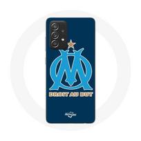 Coque - Maniacase - Samsung Galaxy A52 - OM logo bleu - Souple - Protection et décoration juoda