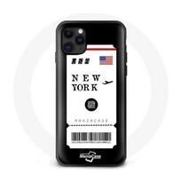 Coque iphone 13 mini billet d'avion new york