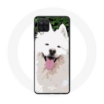 Coque Samsung Galaxy A12 Samoyède Blanc Race de chiens balta