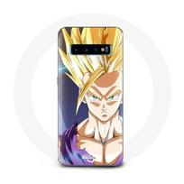Dėklas, skirtas Samsung Galaxy S10 Dragon Ball Manga Goku Angry Face