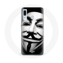 Coque pour samsung galaxy A30 Nous sommes légion masque anonyme