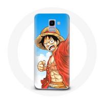 Coque pour Samsung Galaxy A8 2018 Manga One piece Luffy Anime
