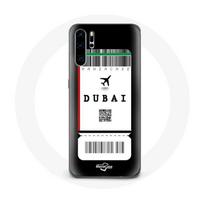 Coque pour Huawei P30 pro Billet d'avion Dubai