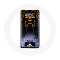 Coque pour samsung galaxy J7 2016 Formule 1 Sebastian Vettel Pilote automobile F1 Noir