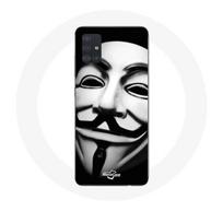 Coque pour Samsung Galaxy A71 Nous sommes légion masque anonyme