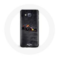 Coque pour Samsung Galaxy J7 Formule 1 Max Verstappen F1 noir rouge et jaune