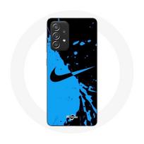 Case for Samsung Galaxy A52 Nike Logo Blue and Black