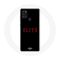 Case - Samsung - Galaxy A21S - Soft - Red Logo - Protection juoda
