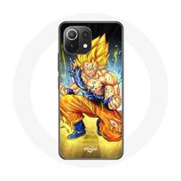 Coque pour Xiaomi Mi 11 Lite Son goku dragon ball corps enervé