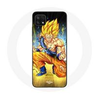 Coque pour Samsung Galaxy A22 5G Son goku dragon ball corps enervé