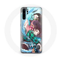 Coque pour Huawei P30 Pro Tanjiro et Nezuko Demon Slayer Kimetsu no Yaiba Anime