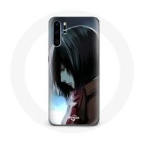 Coque pour Huawei P30 Mikasa Ackerman Attaque des Titans Manga Anime