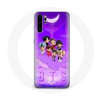 Coque pour Huawei P30 BTS TinyTAN Animation Affiche RM Jin Suga J-Hope Jimin Jungkook Et V Zero O’Clock