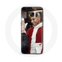 Coque pour Samsung Galaxy S6 Edge Mbappé Foot Joyeux noël