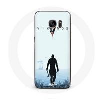 Dėklas, skirtas Samsung Galaxy S6 Edge Vikings Series 6 sezonui Ragnar Lothbrok The Trailer 2022