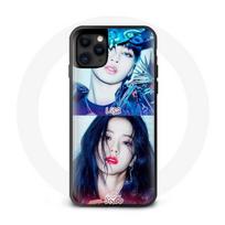 Coque pour Iphone 13 Pro Blackpink Groupe K-pop Filles Lisa et Jisoo Lovesick girls poster the album
