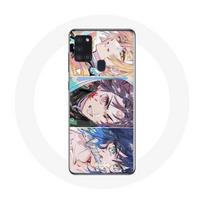 Coque pour Samsung Galaxy A21S Tanjiro Inosuke et Zenitsu Demon Slayer Kimetsu no Yaiba Manga