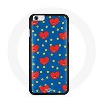 Coque pour Iphone 6 BTS Bangtan Garçons BT21 TATA de V Fond Bleu