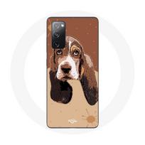 Coque pour Samsung Galaxy S20 FE Basset Hound chien visage